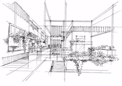 【莫般艺术考研】展示设计-室内空间手绘入门步骤讲解